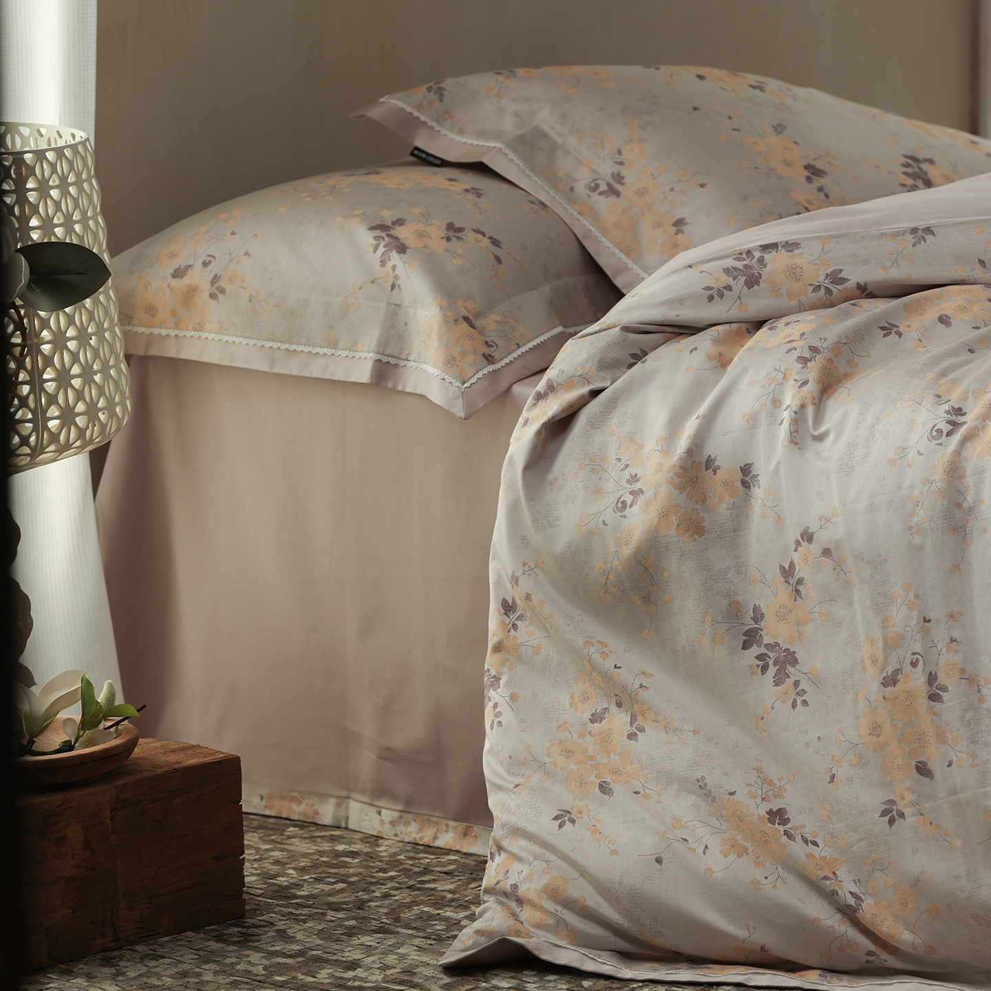 法式80支色织提花四件套纯棉阿瓦提长绒棉全棉被套高级感床单床品