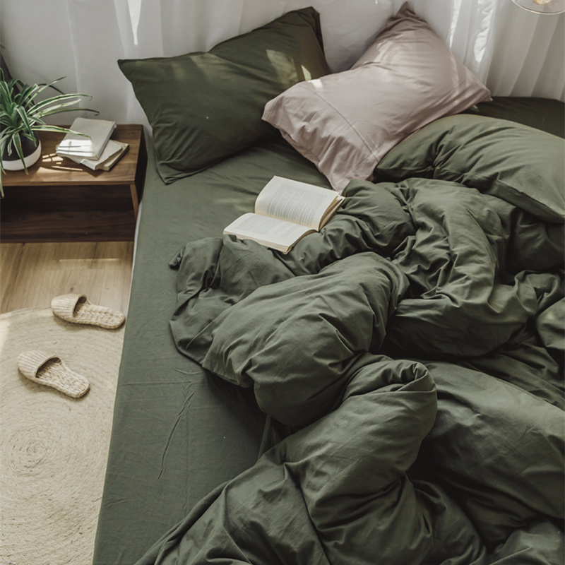 日式纯色全棉天竺棉简约裸睡针织