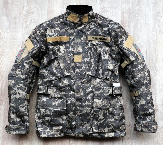 2017冬季摩托车骑行服摩旅保暖机车服迷彩赛车服防风防摔越野外套