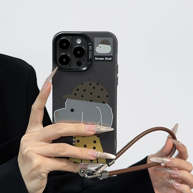 ins风时尚小狗适用苹果oppo华为vivo小米iPhone16手机壳14plus新款2025网红爆款保护套mate70高级感卡通外壳