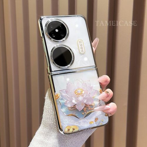 适用华为POCKET2手机壳好运莲莲