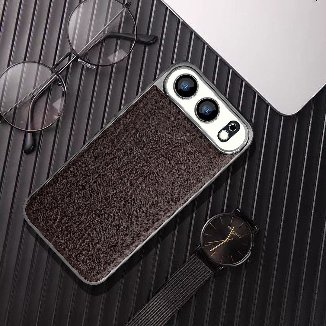 树纹皮套适用荣耀500pro手机壳500高端超薄全包防摔保护套400/300新款时尚男士独特机壳Magic8高级感小众外壳