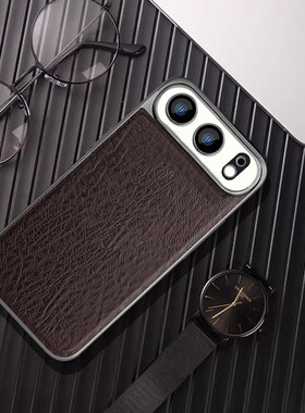 树纹皮套适用荣耀500pro手机壳500高端超薄全包防摔保护套400/300新款时尚男士独特机壳Magic8高级感小众外壳