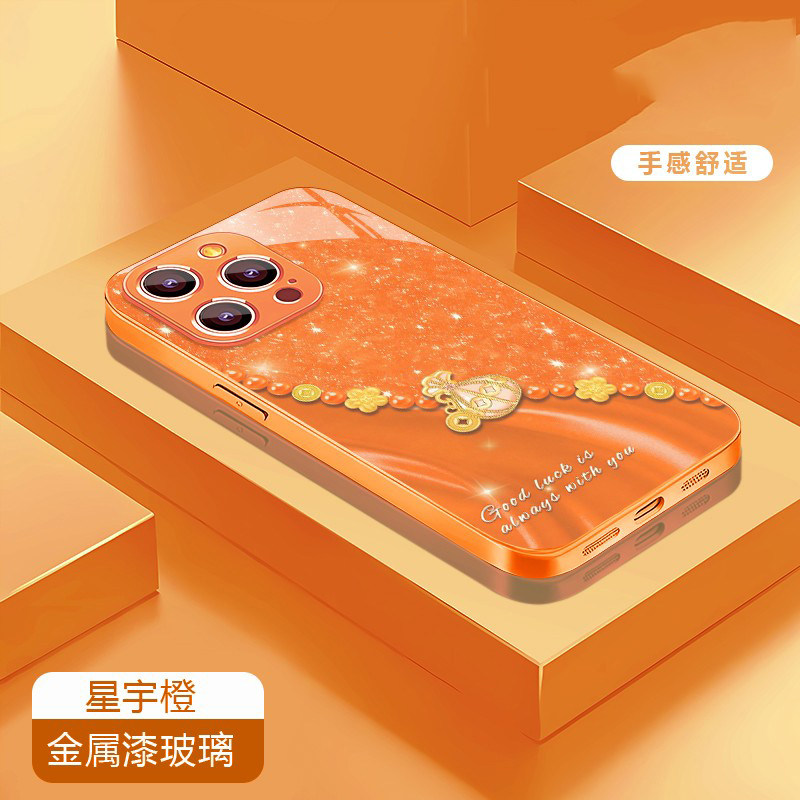 招财进宝适用苹果华为荣耀oppovivo小米17Promax手机壳mate80马年巨好看独特保护套Reno15新品高级感小众外壳