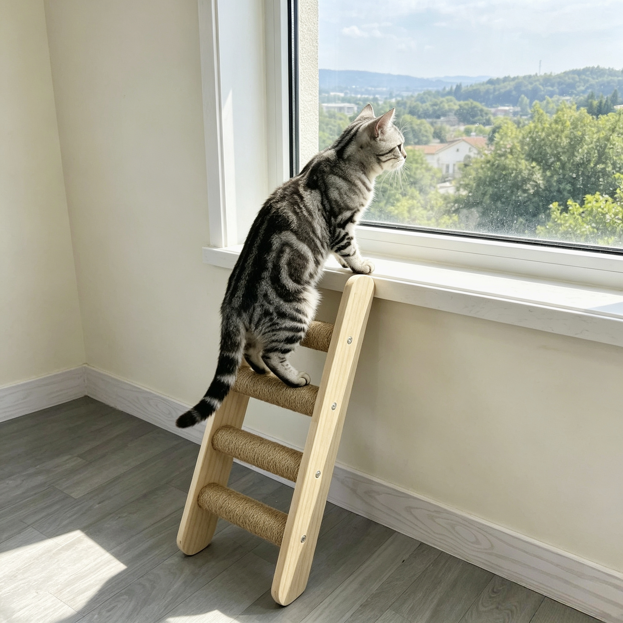 猫爬梯猫爬架猫柜猫笼猫别墅猫窝配件猫梯子攀爬梯宠物楼梯小户型