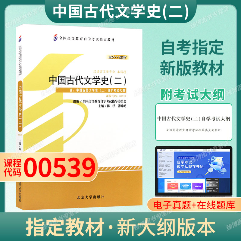 00539中国古代文学史二一考通