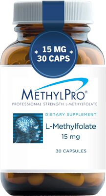 美国代购MethylPro 15mg L-Methylfolate (30 Capsules) - Profes