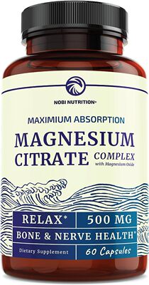 美国代购Magnesium Citrate Complex | 500 MG High Absorption F