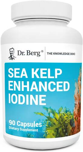 美国代购Dr. Berg's Sea Kelp Enhanced - Pure Healthy Thyroida
