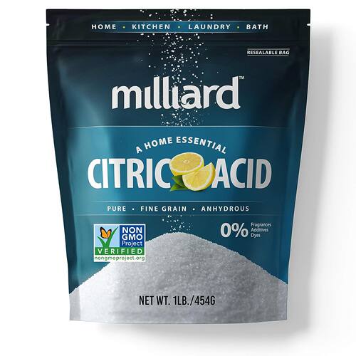 美国代购Milliard Citric Acid - 100% Pure Food Grade Non-GMO