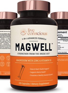 美国代购Magwell Magnesium Zinc VitaminD3 Highly