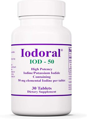 美国代购Optimox Iodoral 50 mg - Original High Potency Lugol
