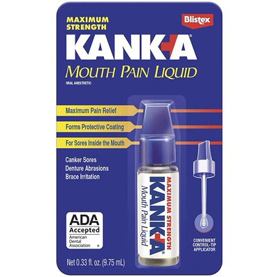 美国代购Kank-A Mouth oral cavity Liquid, Maximum Strength ,