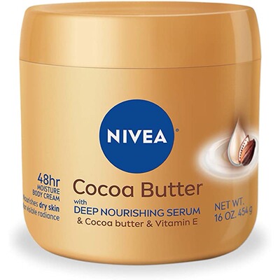 美国代购NIVEA Cocoa Butter Body Cream Deep Nourishinga