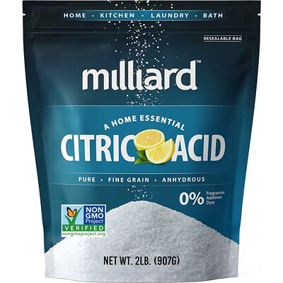 美国代购Milliard Citric Acid 2 Pound 100% Pure Food