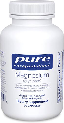美国代购Pure Encapsulations Magnesium (Glycinate) - Suppleme
