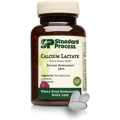 美国代购Standard Process Calcium LactateImmune Support
