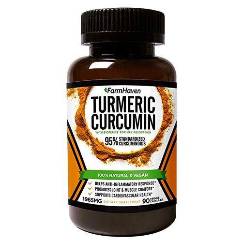 Turmeric Curcumin with BioPerine Black Pepper and 95%a