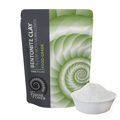 美国代购FOSSIL POWER CALCIUM BENTONITE CLAY 2lb