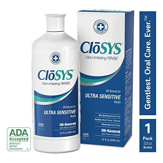 美国代购CloSYS Ultra Sensitive Mouthwash32Ounce