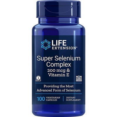 美国代购Life Extension Super Selenium Complex 200mcg