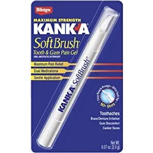 美国代购Kank-A Soft Brush Tooth/Mouth Pain Gel, Professional
