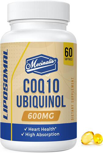 美国代购Liposomal CoQ10 Ubiquinol 600mg Softgels