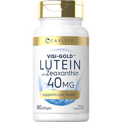 美国代购Carlyle Lutein Zeaxanthin 40 mg180 Softgels