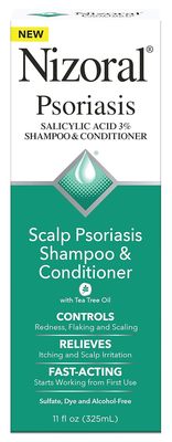 美国代购Nizoral Scalp Psoriasis Shampoo & Conditioner, 11 Ou