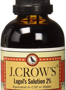 美国代购J.CROW'S® Lugol's Solution of Iodine 2% 2oz