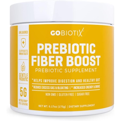 美国代购GoBiotix Prebiotic Fiber Boost Powder Support