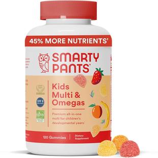 美国代购SmartyPants Kids Multivitamin Gummies: Omega3