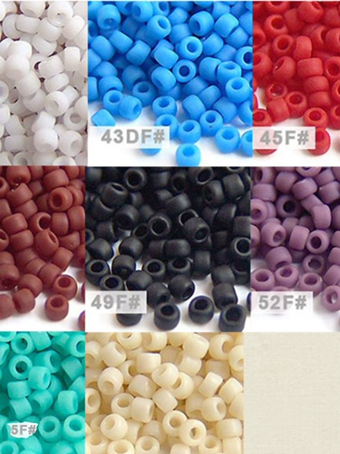 Японский импортный матовый браслет из бисера ручной работы, 1.5mm, 8 цветов