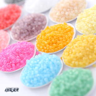 日本进口TOHO东宝米珠 2mm/10g 玉石磨砂系列14色 手工串珠材料