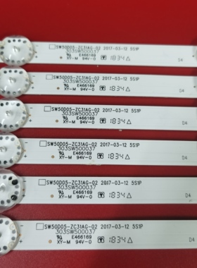 适用于TH-50FX580C 50X6灯条5850-W50007-0P00 MS-L1645 V2背光