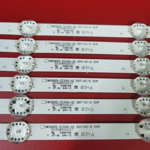 适用于TH-50FX580C 50X6灯条5850-W50007-0P00 MS-L1645 V2背光