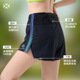 有为者跑步短裤 男 女吸湿透气带内衬手机仓马拉松运动速干四分裤