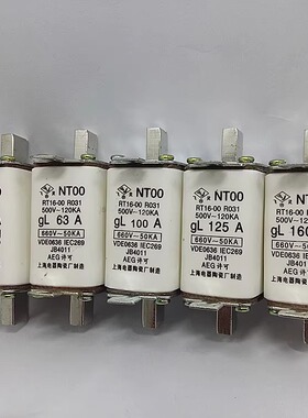 飞灵熔断器RT16-00 R031 NT00-100A/63A/160A 660VNT00陶瓷保险丝
