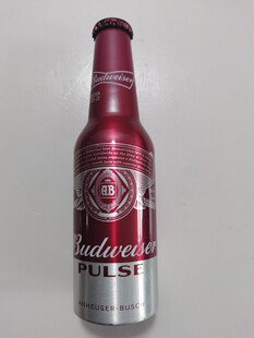 百威啤酒 魄斯 小铝瓶 250毫升 收藏 一瓶 红色 空瓶原盖