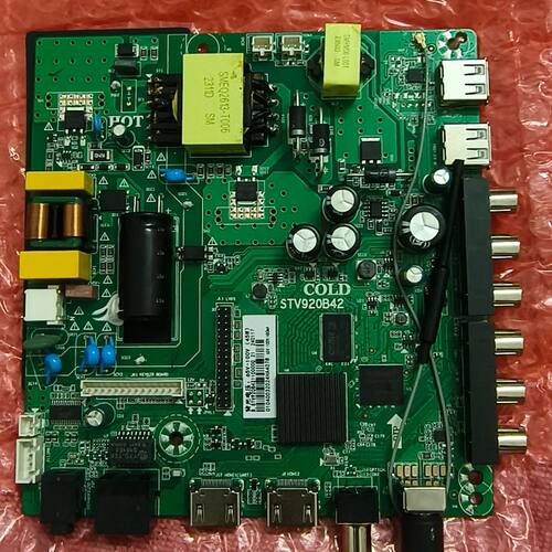 原装三合一55寸电视主板STV920B42电压65V-100V测试好