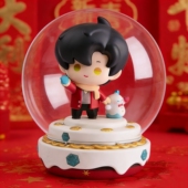 适用于肯德基恋与深空联名黎深球形玻璃罩直径15cm高13.5口径9.05