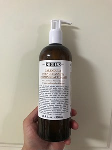 Kiehls科颜氏金盏花洁面啫喱500ml深层清洁泡沫氨基酸洗面奶男女