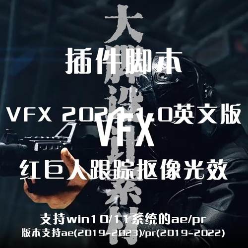 红巨人跟踪抠像光工厂视觉特效 AE/PR插件 Red Giant VFX Suite