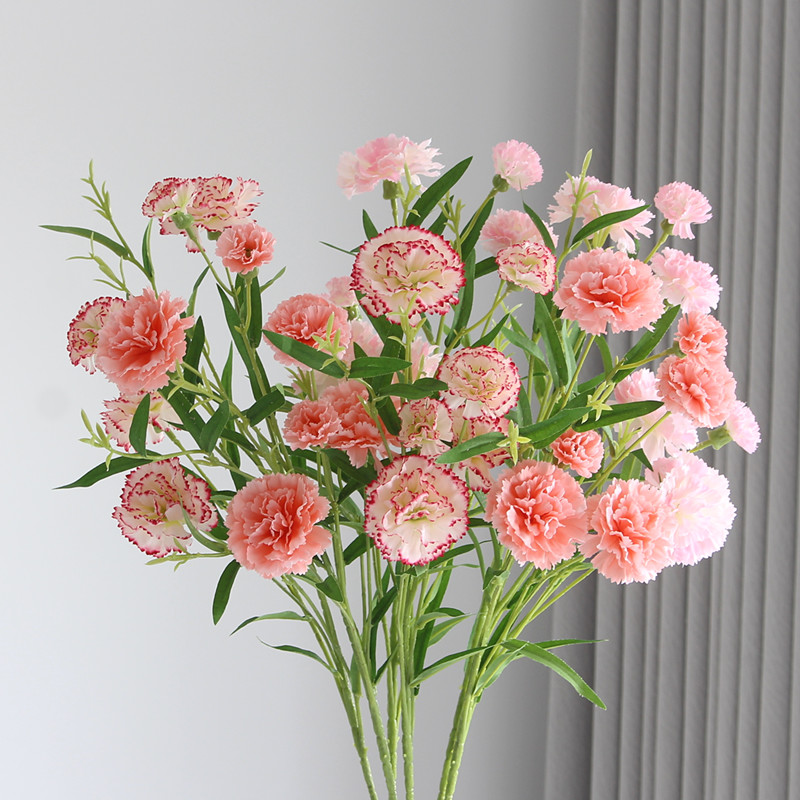 康乃馨塑料花仿真花摆件