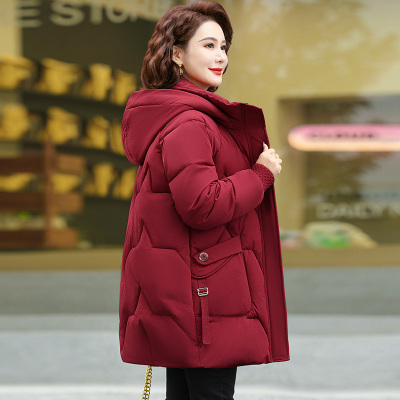 中年妈冬装棉衣外套2025新