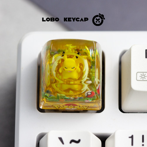 宝可梦杰尼龟个性键帽机械键盘帽单个可爱树脂滴胶客制化ESC
