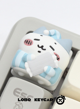 Chiikawa吉伊卡哇键帽单个乌萨奇可爱树脂机械键盘帽ESC礼物