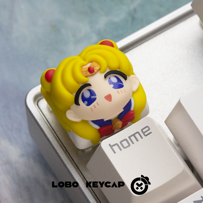 美少女战士~水冰月月野兔爱野美奈子个性设计树脂艺术键帽