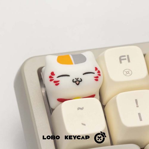 夏目友人帐斑猫咪老师键帽