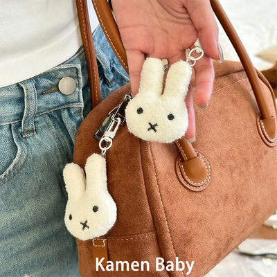 可爱白色小兔包包挂件小玩偶公仔